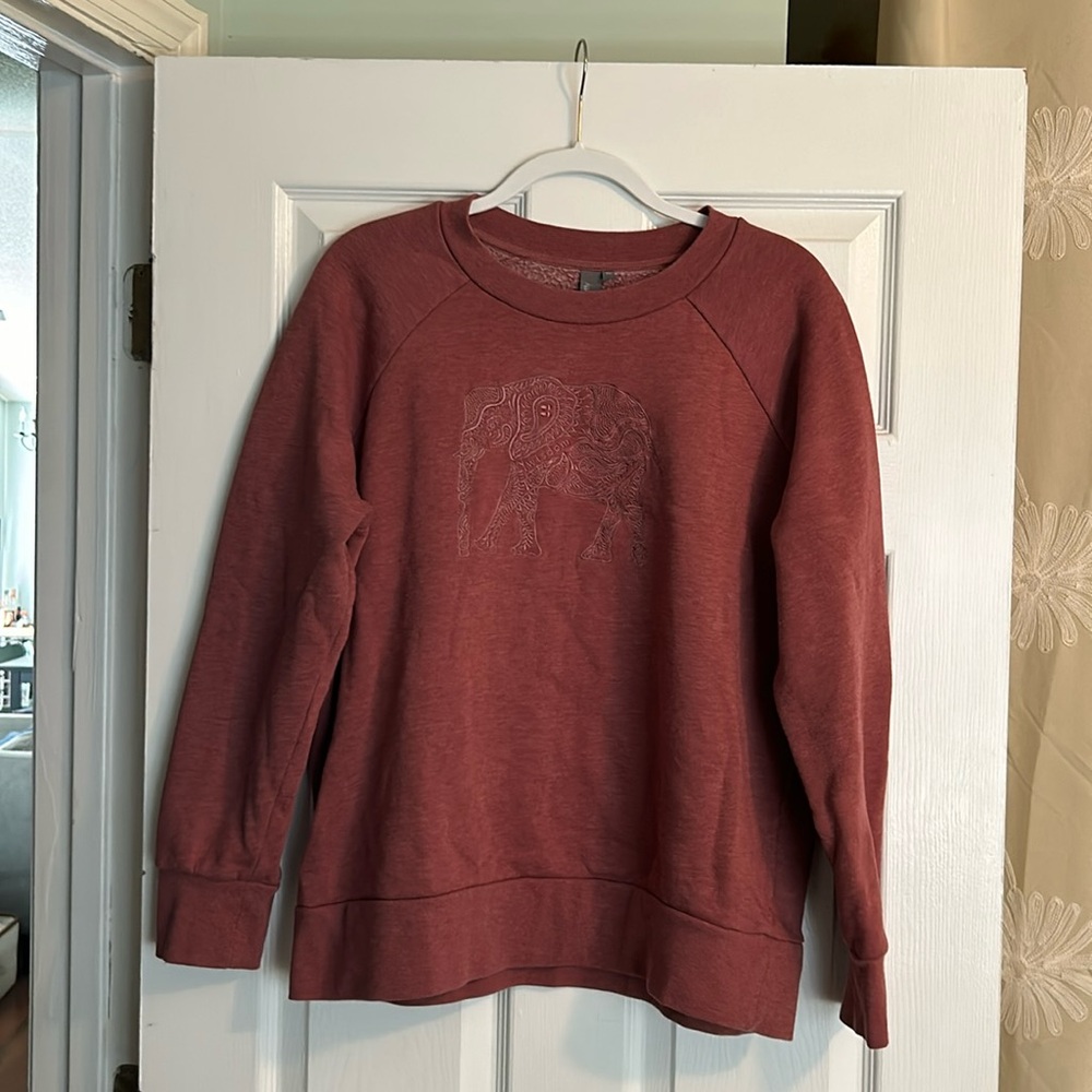 Sweaty Betty Elephant Sweatshirt - Mauve Color